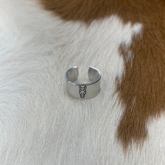 Horse Stamped Ring