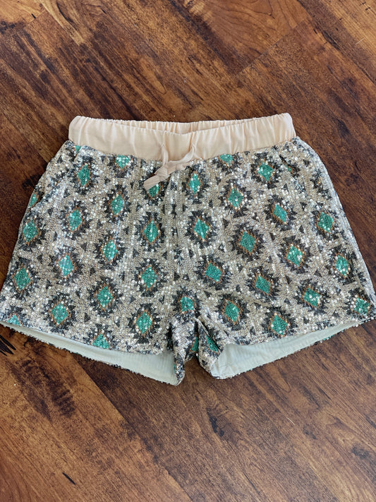Aztec Shimmer Shorts